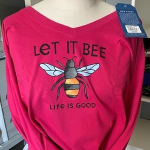 Woman’s new long sleeve b neck t-shirt